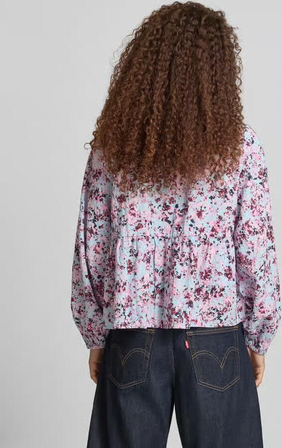 Marc O'Polo DENIM regular fit blouse met lange mouwen van mix van viscose en katoen - Foto 2