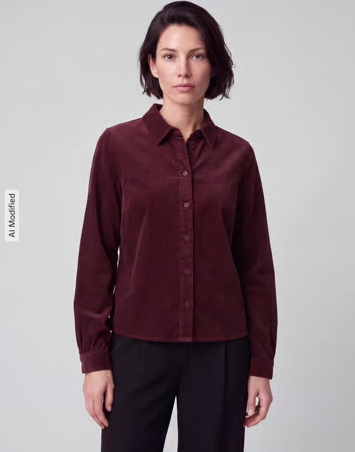 Marc O'Polo DENIM Regular fit blouse met lange mouwen van puur katoen - Foto 2