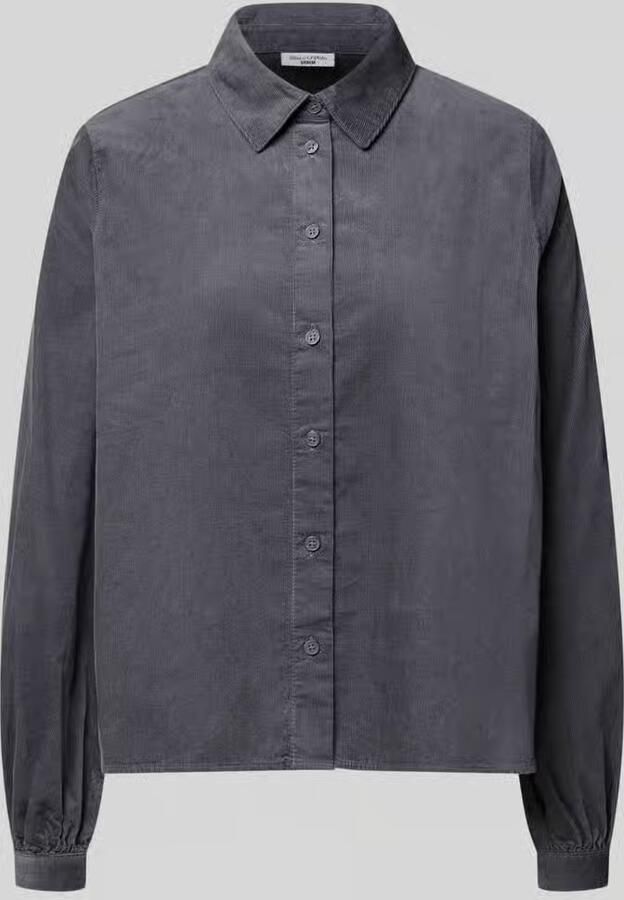 Marc O'Polo DENIM Regular fit blouse met lange mouwen van puur katoen