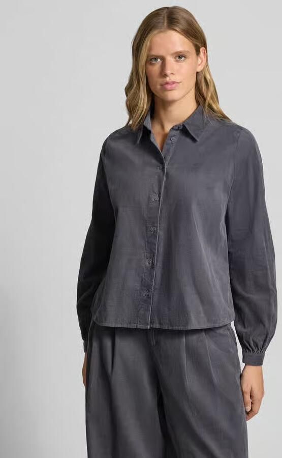 Marc O'Polo DENIM Regular fit blouse met lange mouwen van puur katoen - Foto 3