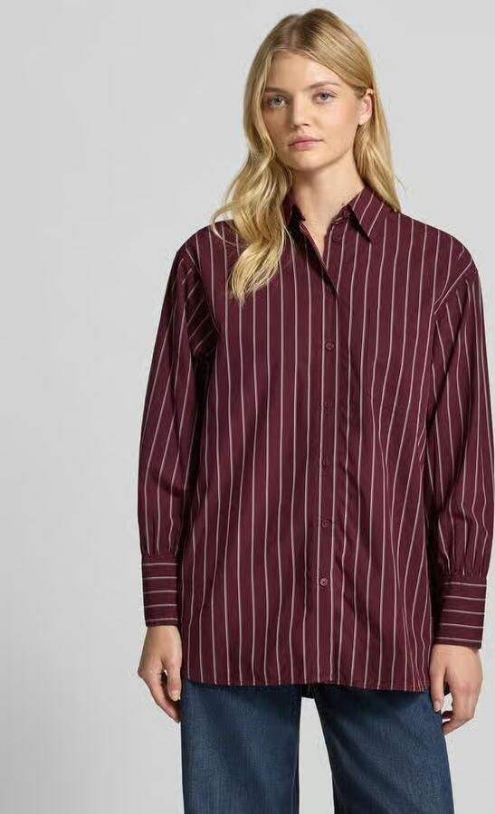 Marc O'Polo DENIM Regular fit blouse met lange mouwen van puur katoen - Foto 2