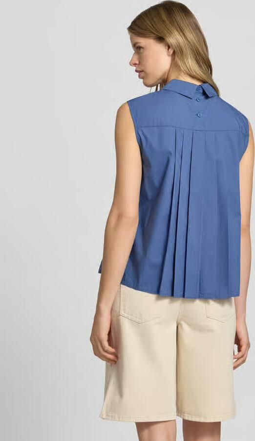 Marc O'Polo DENIM regular fit blousetop met overhemdkraag - Foto 3