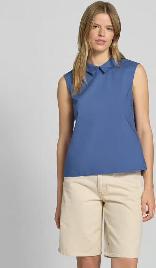 Marc O'Polo DENIM regular fit blousetop met overhemdkraag - Foto 2