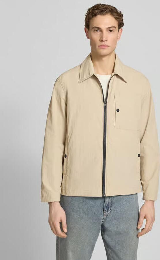 Marc O'Polo DENIM regular fit blouson met platte kraag - Foto 2
