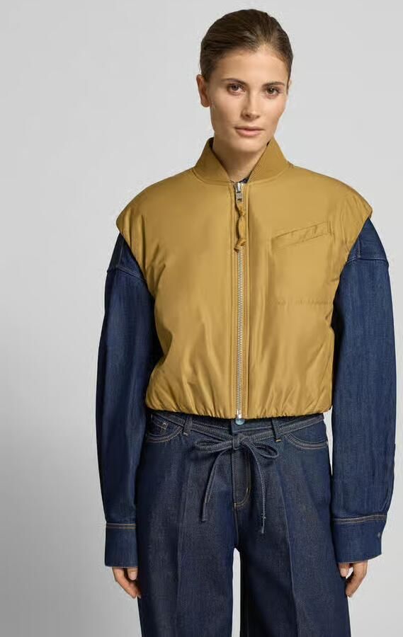 Marc O'Polo DENIM Regular fit Bodywarmer met College-look Kraag - Foto 3