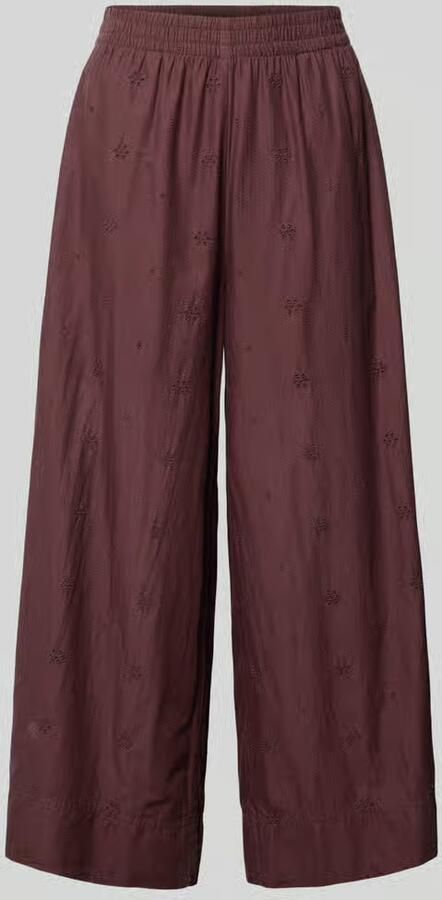 Marc O'Polo DENIM regular fit culotte met borduursels - Foto 2