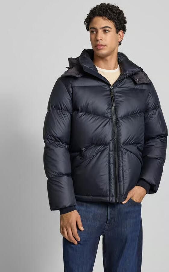 Marc O'Polo DENIM Regular fit donsjack met afneembare capuchon - Foto 2