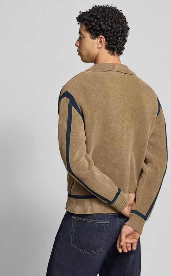 Marc O'Polo DENIM Regular fit gebreid jack van katoenmix