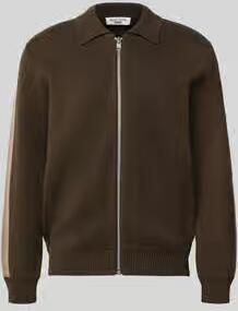 Marc O'Polo DENIM regular fit gebreid jack van puur katoen