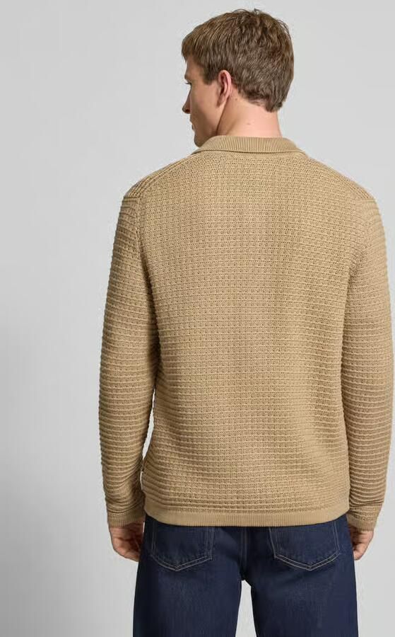 Marc O'Polo DENIM Regular fit gebreid jack van puur katoen