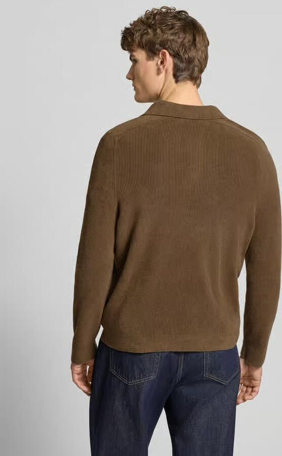Marc O'Polo DENIM Regular fit gebreide pullover met polokraag - Foto 3