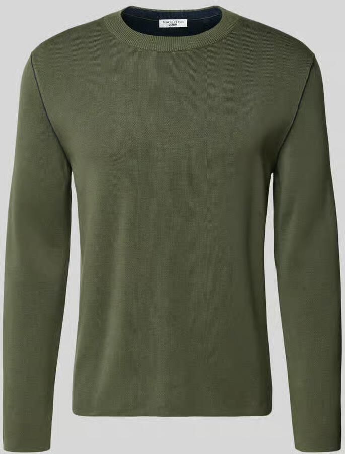 Marc O'Polo DENIM Regular fit gebreide pullover van katoenmix - Foto 2