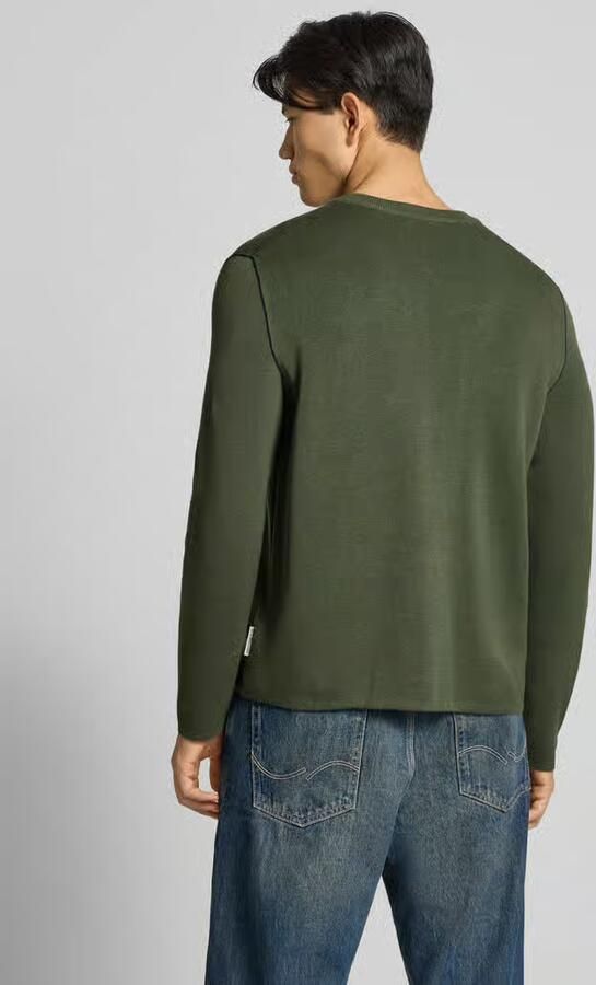 Marc O'Polo DENIM Regular fit gebreide pullover van katoenmix - Foto 3