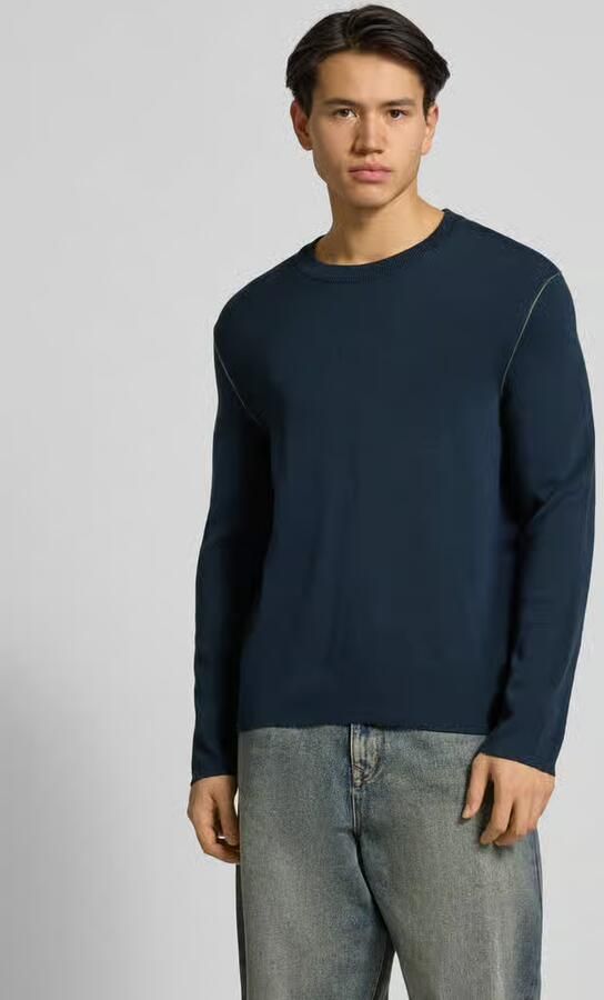 Marc O'Polo DENIM Regular fit gebreide pullover van katoenmix - Foto 3