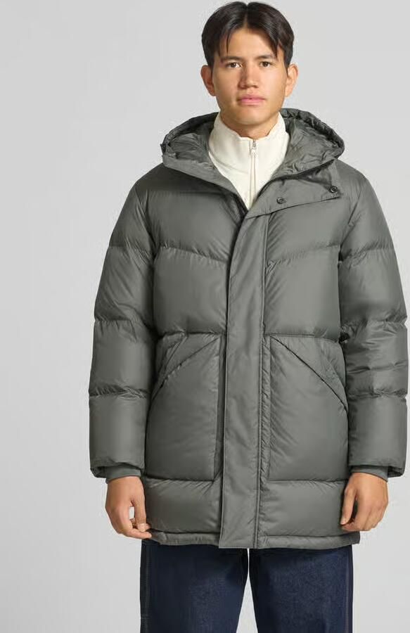 Marc O'Polo DENIM Regular fit lange donsjas met capuchon - Foto 3