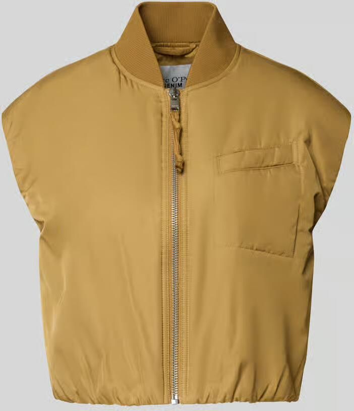 Marc O'Polo DENIM Regular fit gilet met collegekraag