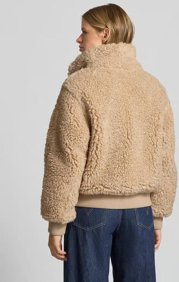 Marc O'Polo DENIM Regular fit jack van teddybont met opstaande kraag