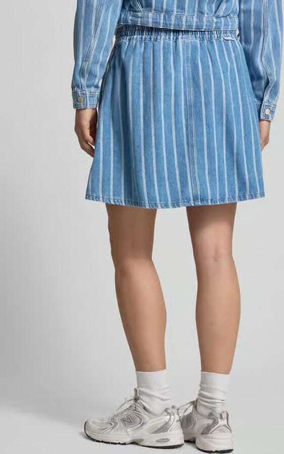 Marc O'Polo DENIM regular fit mini-rok van puur katoen - Foto 3