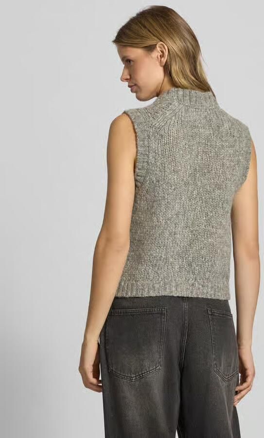 Marc O'Polo DENIM Regular fit mouwloos vest van scheerwolmix