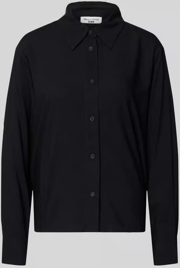 Marc O'Polo DENIM Regular fit overhemdblouse van pure viscose