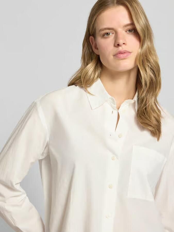 Marc O'Polo DENIM Overhemdblouse van puur katoen met overhemdkraag en knoopsluiting - Foto 2