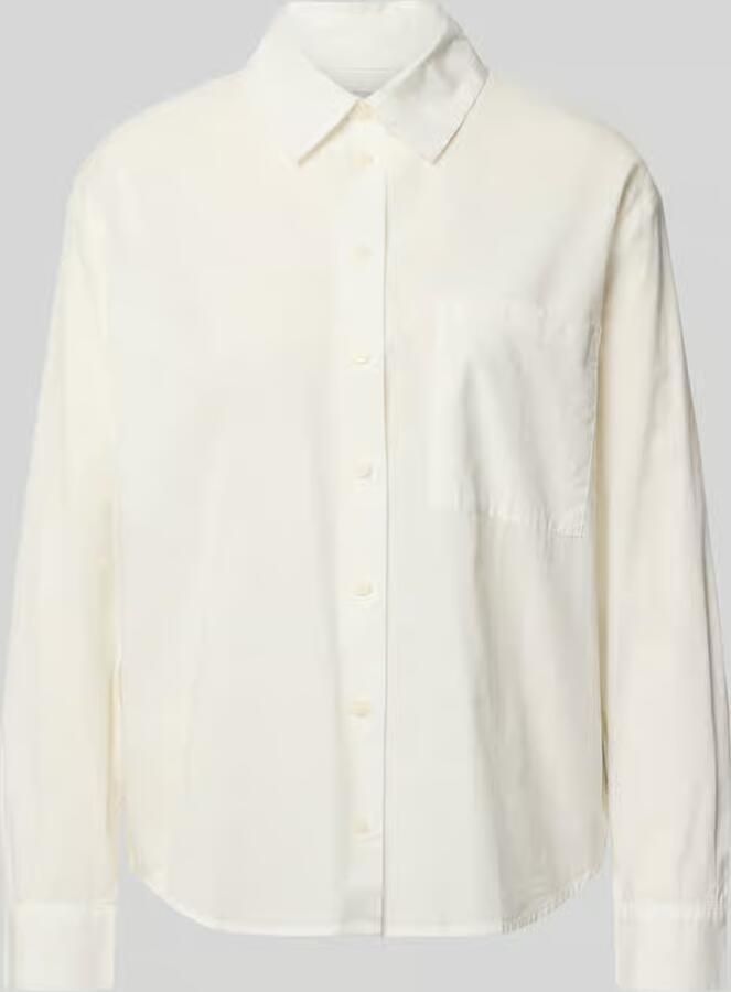 Marc O'Polo DENIM Overhemdblouse van puur katoen met overhemdkraag en knoopsluiting - Foto 3
