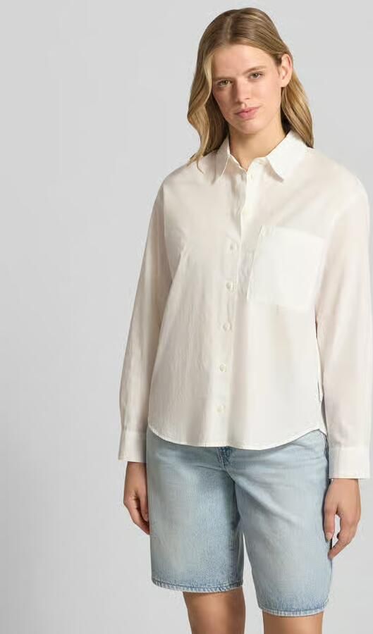 Marc O'Polo DENIM Overhemdblouse van puur katoen met overhemdkraag en knoopsluiting - Foto 3