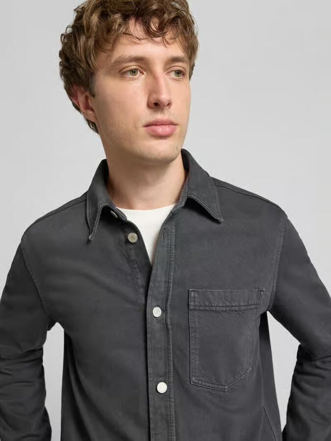 Marc O'Polo DENIM regular fit overhemdjack van puur katoen