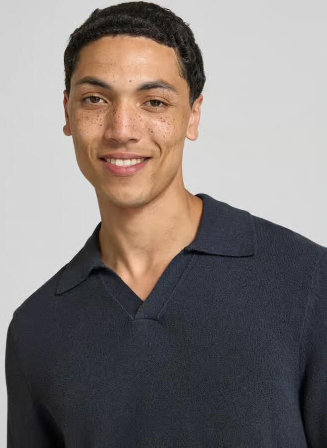 Marc O'Polo DENIM regular fit poloshirt van katoenmix