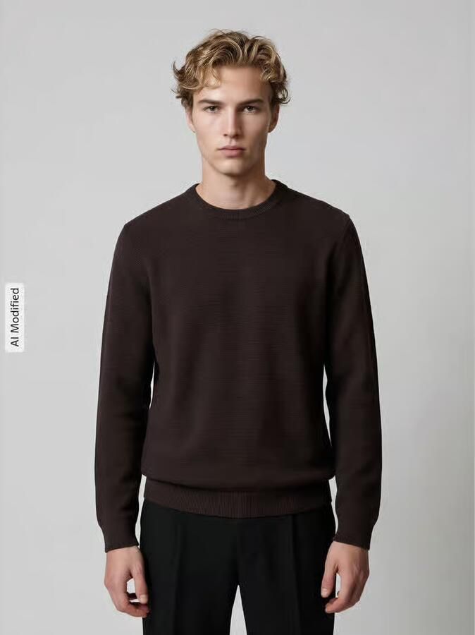 Marc O'Polo DENIM regular fit pullover van puur katoen - Foto 3