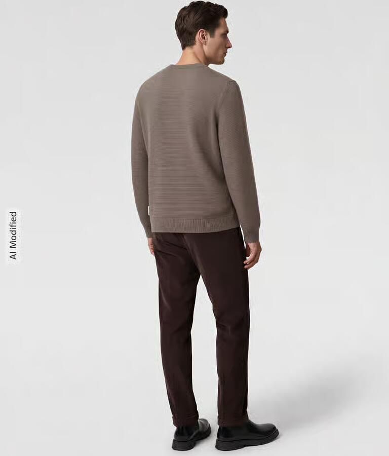 Marc O'Polo DENIM regular fit pullover van puur katoen - Foto 2