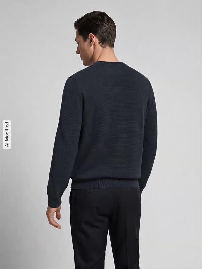 Marc O'Polo DENIM regular fit pullover van puur katoen - Foto 2