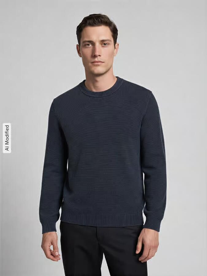 Marc O'Polo DENIM regular fit pullover van puur katoen - Foto 3
