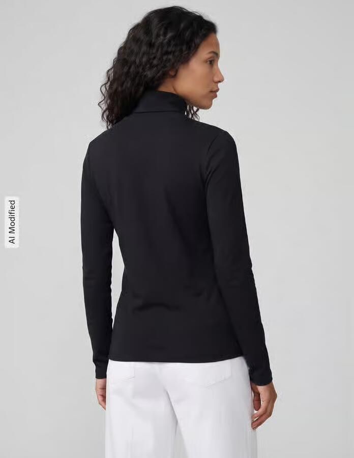 Marc O'Polo DENIM Regular fit shirt met lange mouwen van katoenmix - Foto 2