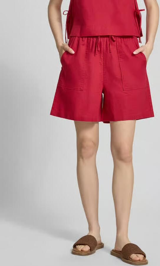 Marc O'Polo DENIM regular fit short van mix van linnen en katoen - Foto 4