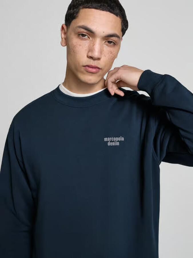Marc O'Polo DENIM Regular fit sweatshirt van puur katoen