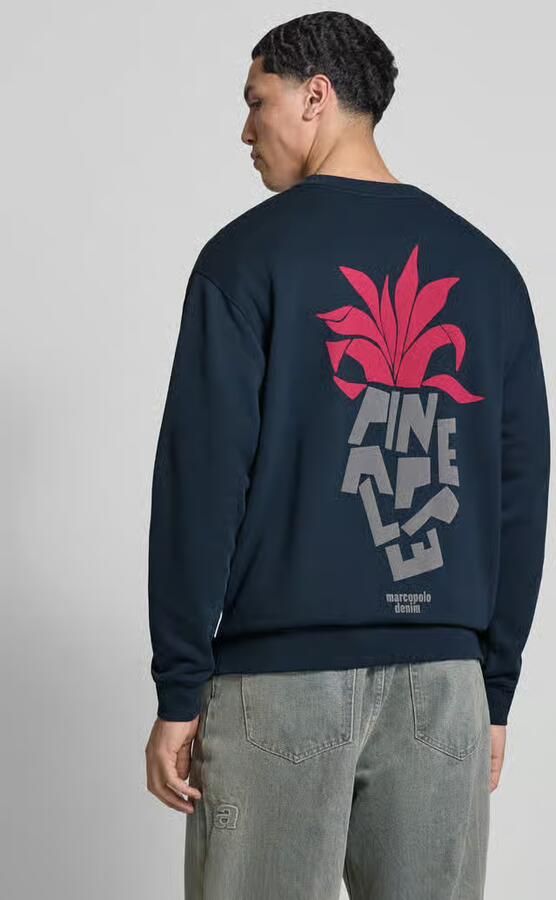 Marc O'Polo DENIM Regular fit sweatshirt van puur katoen - Foto 3
