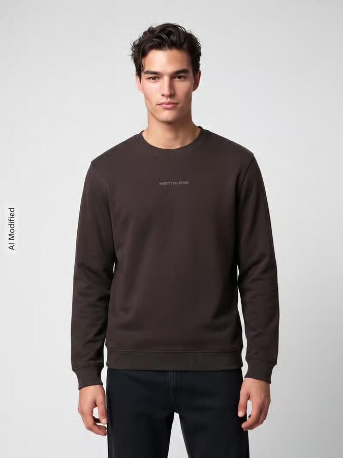 Marc O'Polo DENIM regular fit sweatshirt van puur katoen - Foto 3