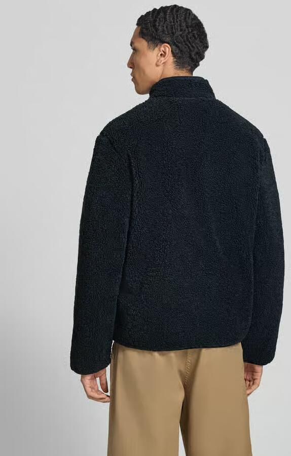 Marc O'Polo DENIM Regular fit teddy- imitatiebontjack met borstpaspelzakken - Foto 3