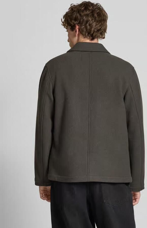 Marc O'Polo DENIM Regular fit wollen jack met platte kraag