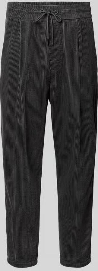 Marc O'Polo DENIM Regular Waist corduroy broek met tunnelkoord als vetersluiting