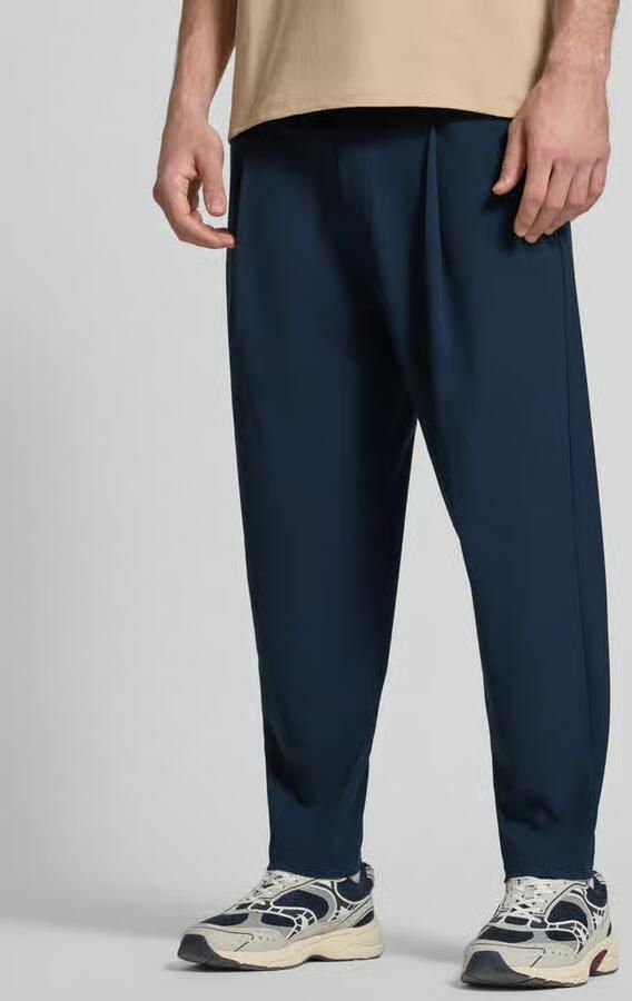 Marc O'Polo DENIM Relaxed fit bandplooibroek Met viscose Model 'VIGGO CROPPED' - Foto 2