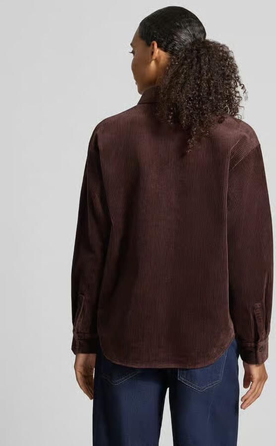Marc O'Polo DENIM relaxed fit blouse met lange mouwen van katoenmix - Foto 2