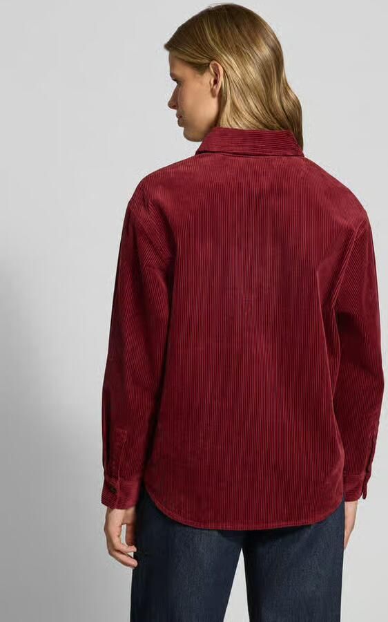 Marc O'Polo DENIM relaxed fit blouse met lange mouwen van katoenmix - Foto 2