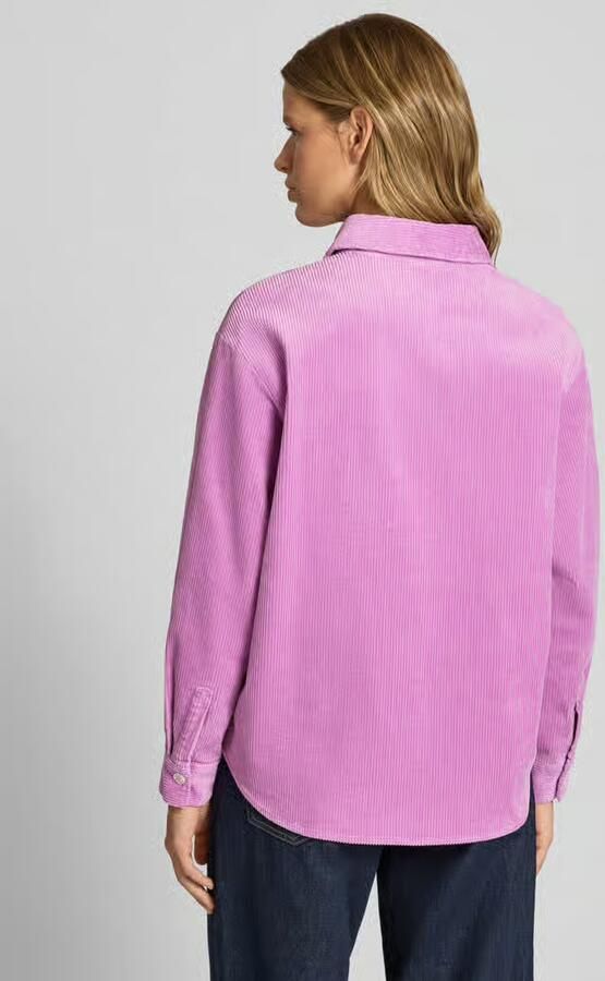 Marc O'Polo DENIM relaxed fit blouse met lange mouwen van katoenmix - Foto 3
