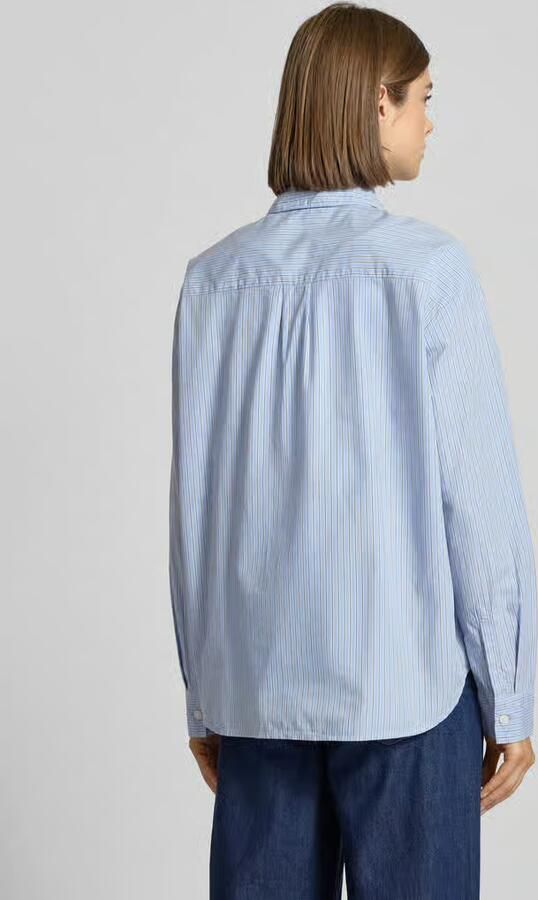 Marc O'Polo DENIM Relaxed fit blouse met lange mouwen van puur katoen