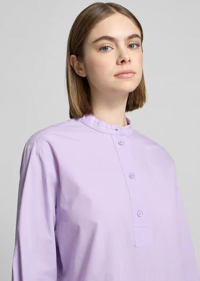Marc O'Polo DENIM Relaxed fit blouse met opstaande kraag - Foto 2