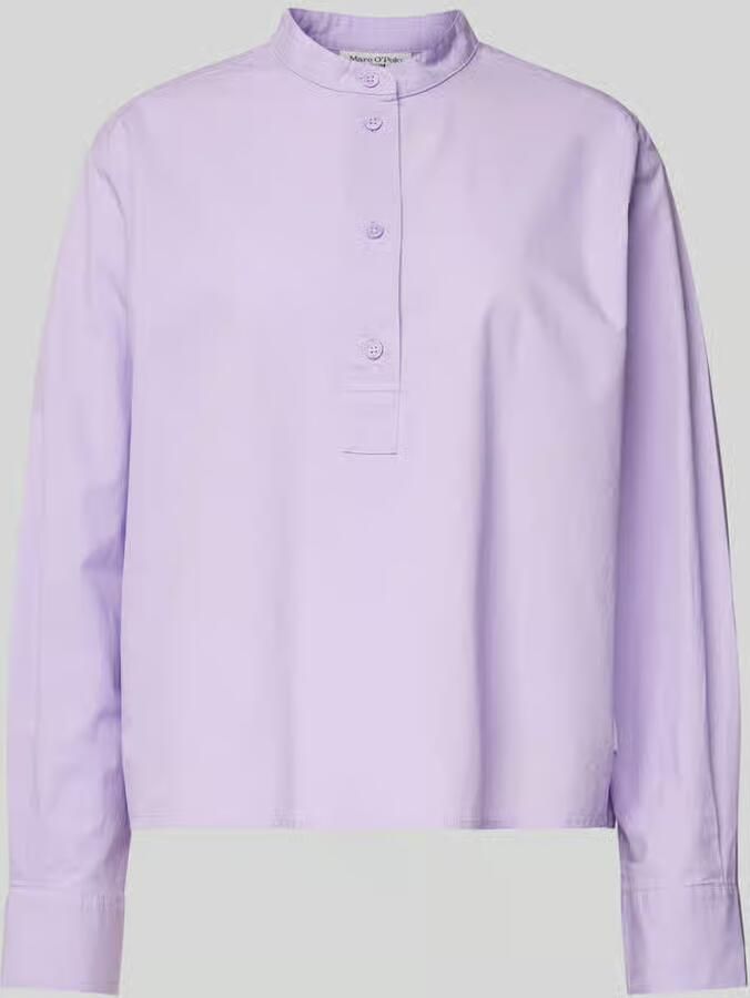 Marc O'Polo DENIM Relaxed fit blouse met opstaande kraag
