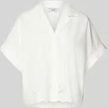 Marc O'Polo DENIM relaxed fit blouse van puur katoen met details van kant