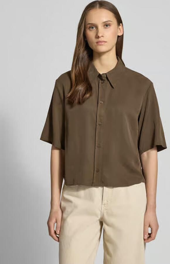 Marc O'Polo DENIM Relaxed fit Blouse van puur Lyocell - Foto 3